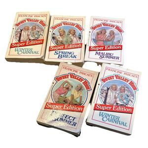 Partial Set Series Lot of 5 Sweet Valley High Super Editions Francine Pascal 80s